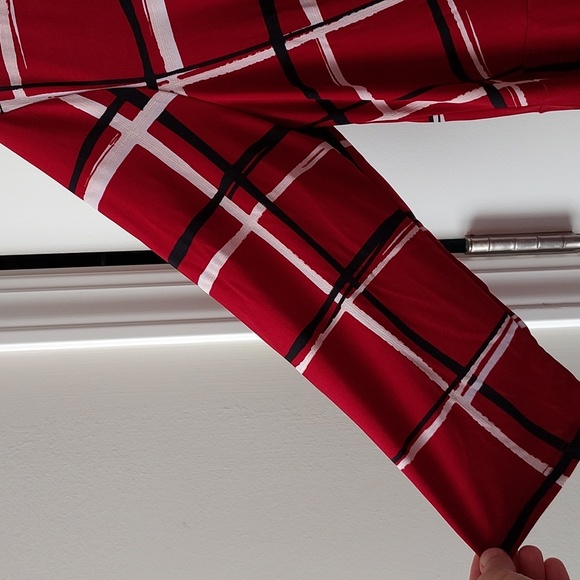 Sami & Jo mini dress xl 3/4 sleeve red, black, white throughout - Picture 2 of 12